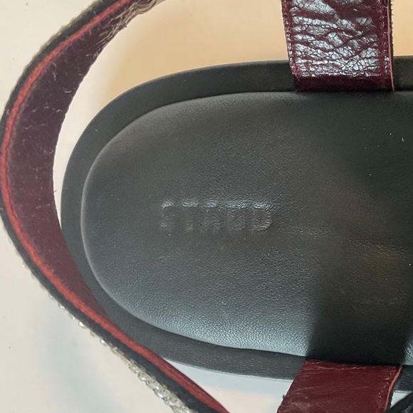 STAUD Betty  Rhinestone Sandals Leather Size 10 NEW - Picture 12 of 12